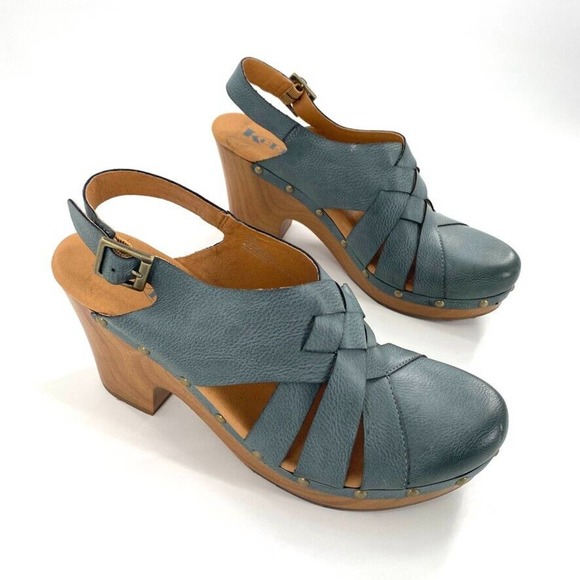 KorkEase Shoes Korks By Kork Ease Wynne Womens Leather Heeled Clog